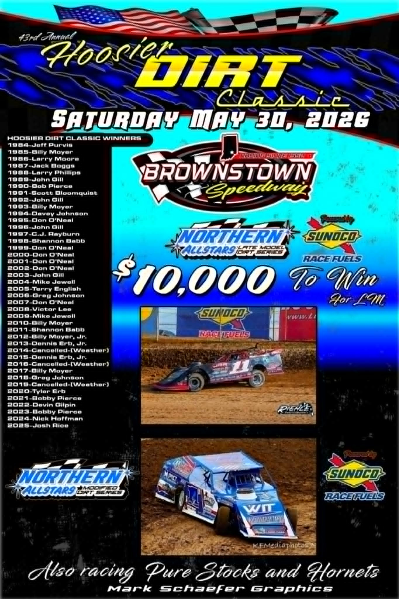Hoosier Dirt Classic Pays $10,000 on Saturday, May 30 at Brownstown!