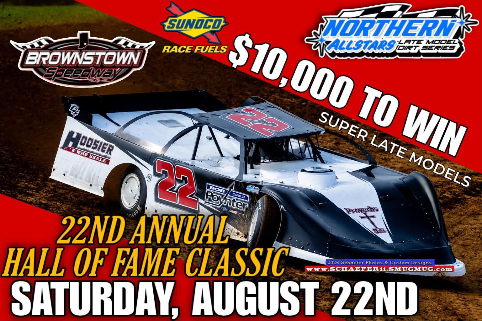 22nd Annual Hall of Fame Classic to be held on August 22 at Brownstown