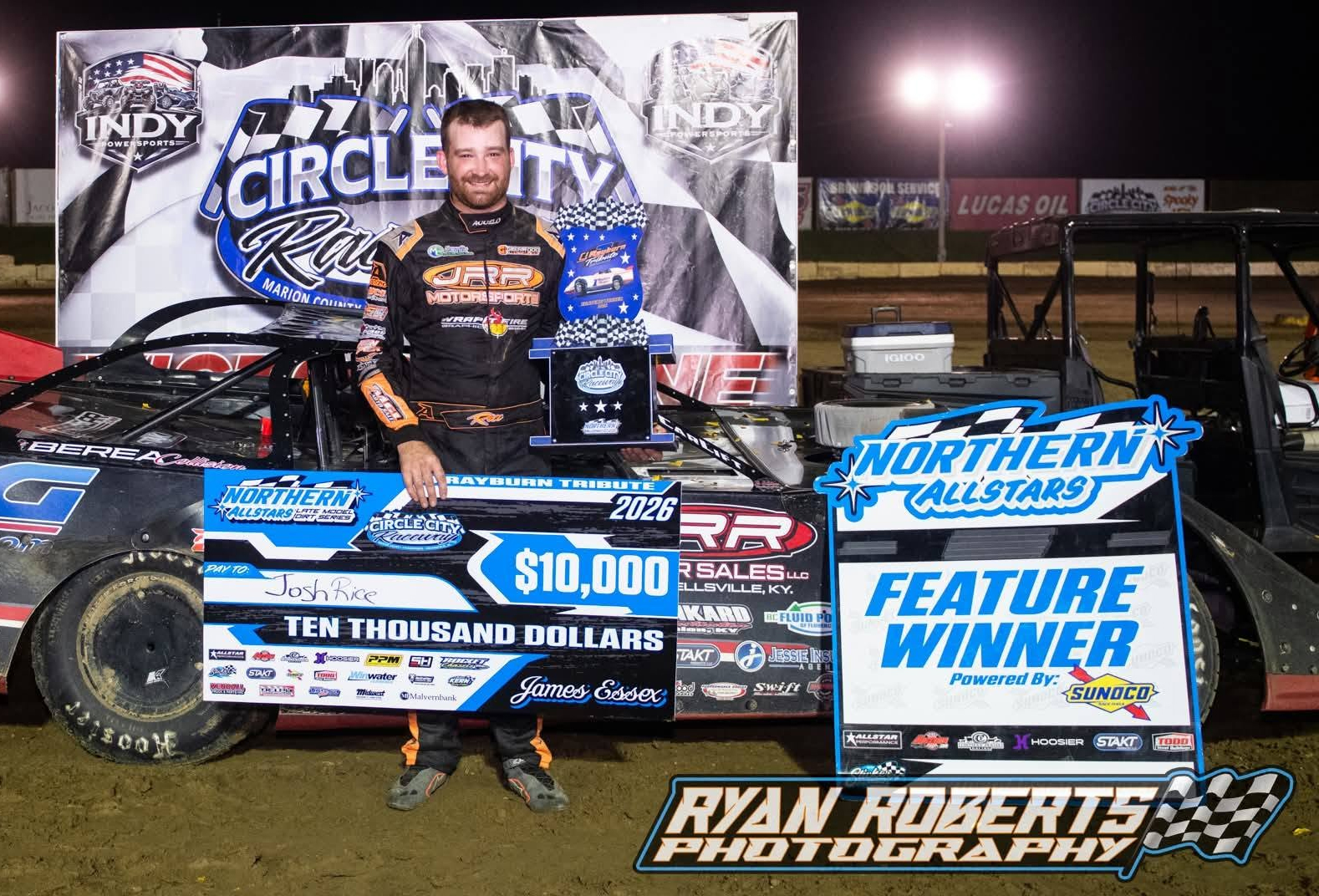 Josh Rice Takes Second Career C.J. Rayburn Tribute Race at Circle City